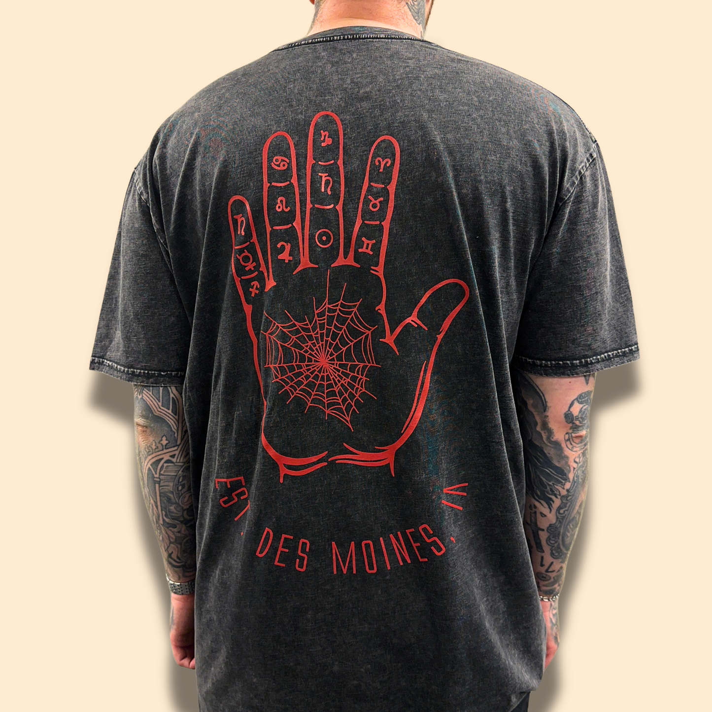 Spider T-Shirt - Stonewash