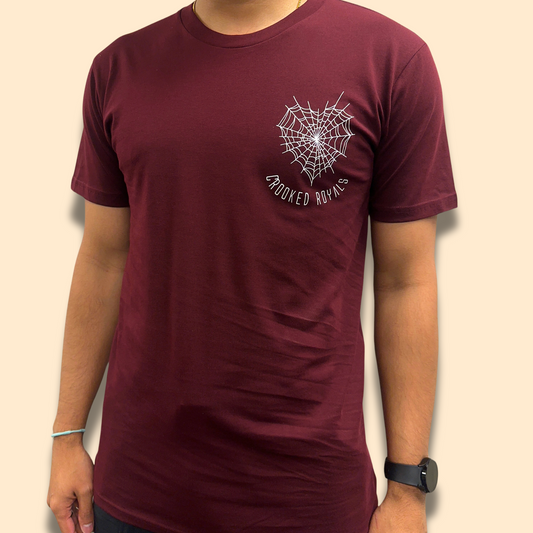 Spider T-Shirt - Burgundy