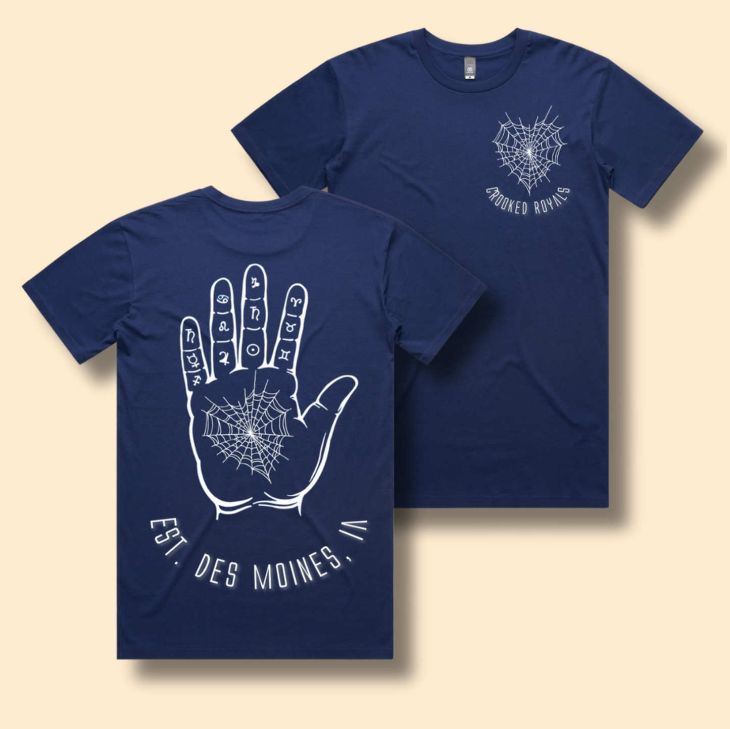 Spider T-Shirt - Navy