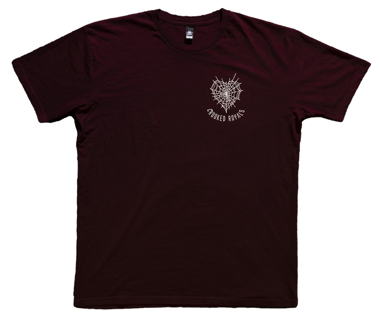 Spider Hand Tee (Burgundy)